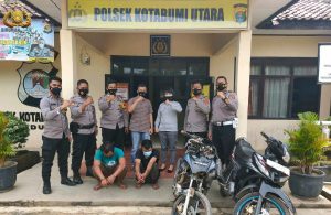 Dua Pelaku Curanmor Dibekuk Polsek Kotabumi Utara