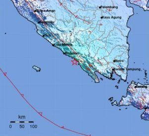 Pesisir Barat Lampung Diguncang Gempa Berkekuatan 5,4