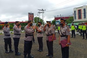 Enam Pejabat Polres Sanggau Berganti
