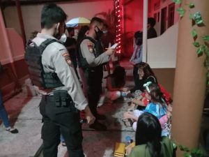 Patroli Cipta Kondisi Polisi Gerebek Salah Satu Wisma di Kota Palangka Raya