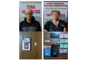 Polsek Kembayan Amankan Dua Pelaku Penyalahgunaan Narkotika