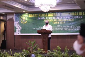 Gubernur Buka Rakerda III LPTQ Provinsi Kalbar Tahun 2021