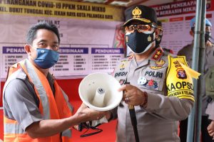 Dukung Program PPKM Skala Mikro Kapolda Kalteng Launching Posko Covid-19