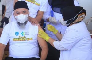Sepuluh Pejabat Esensial di Labuhanbatu Terima Suntikan Vaksin Sinovac
