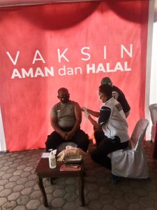 Frokopimda dan Tenaga Kesehatan di Simalungun Ikuti Vaksinasi Covid-19 Tahap Kedua