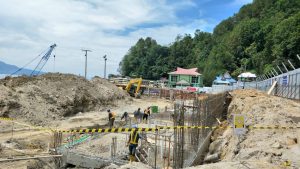 Tokoh Masyarakat Parapat B Sinaga Nilai Pengerjaan Proyek Penataan Kawasan Parapat Lamban