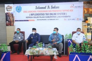 Bupati Labuhanbatu Resmikan Launching Penggunaan Implementasi Tax Online System