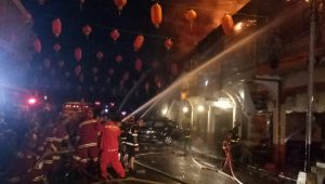 Tujuh Ruko di Kota Singkawang Kebakaran