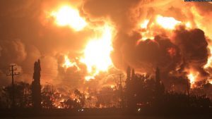 Kilang Pertamina di Balongan Terbakar, Lima Luka