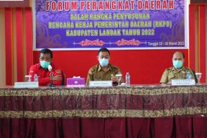 DPRD Landak Hadiri Rapat Kerja Forum Perangkat Daerah Penyusunan RKPD Tahun 2022