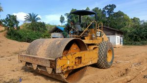 Memaksimalkan Pengerjaan Fisik TMMD 110/ Kodim 1201 Alat Berat Dikerahkan