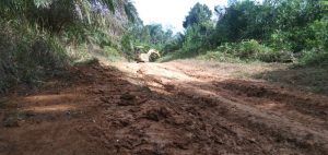 Pembukaan Jalan  TMMD 110 Kodim 1201 Capai 20 Persen
