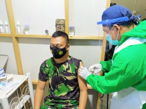 Jajaran Kodim 1202/ Singkawang Jalani Vaksinasi Tahap Dua