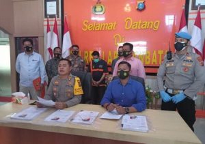 Polres Labuhanbatu Limpahkan Berkas Korupsi Mantan Kades Lobuk Rampah ke Kejari