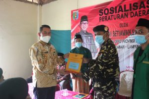 Anggota DPRD Lampung, Ajak Ansor Way Kanan Pahami Tentang Covid