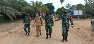 Tinjau Lokasi TMMD 110 Kodim 1201 Kasrem 121: Sejauh Ini Pelaksanaan Lancar