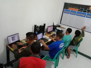 Tim Penerangan TMMD Kodim 1201 Sajikan Informasi Terkini
