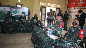 Dansatgas Paparkan Capaian TMMD 110 Kodim 1201 ke Tim Wasev Kemhan