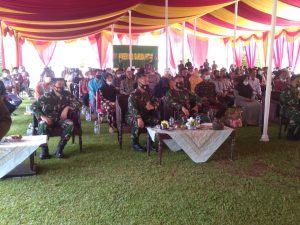 Danrem 043/Gatam Ikuti Virtual Dengan Kasad TNI di Makodim 0412/LU