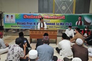 Launching Subuh Madani, Sumbar Hadirkan Ustadz Somad dengan Ceramah Tentang Pemimpin Amanah