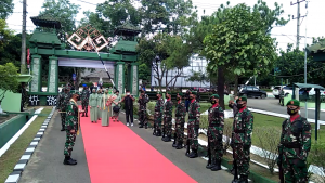 Danrem 043/Gatam Kunjungi Makodim 0412/Lampura, Ini Pesanya