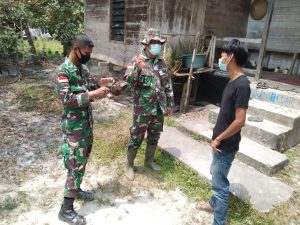 TMMD kodim 1206/Putussibau mendapat tangapan positif dari tokoh pemuda Dusun Tintin Kemantan, Desa Hulu Pengkadan