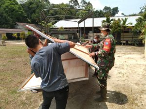 Antusias masyarakat tentang kegiatan TMMD ke 110 kodim 1206/PSB