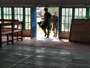 Personil Zipur tiba di lokasi TMMD