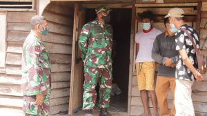 Dandim 1206/PSB Melakukan Komunikasi dan Sosialisai kepada masyarakat setempat saat kegiatan TMMD Ke-110