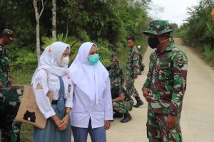 Harapan Besar Murid SMAN 1 Pengkadan Pada TMMD Kodim 1206/PSB