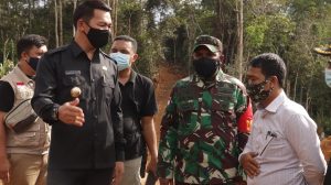 Bupati Bersama Dandim Tinjau Langsung Lokasi TMMD Ke 110 Kodim 1206/PSB