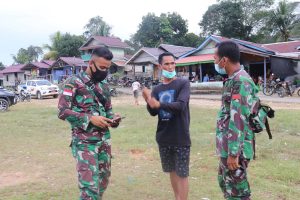 Penuh Semangat, Selalu laporkan kegiatan Satgas TMMD Ke-110 Setiap Harinya