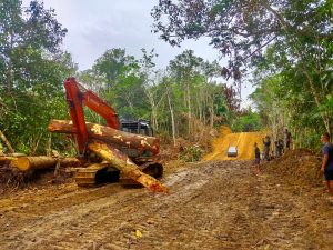 TMMD Di Titin Kemantan Mempermudah Akses Masyarakat