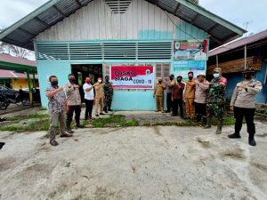 Cegah Penularan,Satgas Tmmd 110 Putussibau Bentuk Posko Tangguh Covid-19