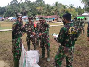 Satgas TMMD ke 110 Kodim 1206/PSB Mendapatkan Pembagian Kaporlap