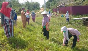 Tak Mau Kalah dari Prajurit, Ibu-ibu Aktif di TMMD ke 110 Kodim 1206/PSB