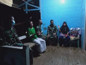 Satgas TMMD ke 110 Kodim 1206/PSB,Selalu Manfaatkan Waktu Untuk Komsos