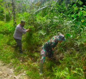 Keterlibatan Polri di Satgas TMMD ke 110 Kodim 1206/PSB.
