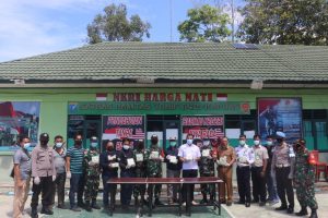 Satgas Yonif 642/Kps Gagalkan Penyeludupan 10 Kg Sabu