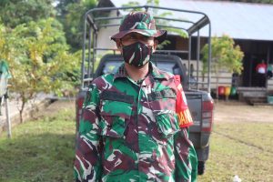 Letda INF Eko Sutansto Selaku Danki SSK Yonif RK 644/WL Siap Mendukung  TMMD Ke 110 Kodim 1206/PSB