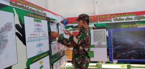 Kasdim 1206/PSB Kunjungi Posko TMMD ke 110.