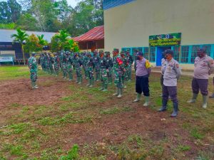 Kiprah Jaga  Sinergitas Satgas TMMD 110 Putussibau Tak Terbendung