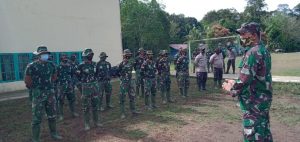 Pimpin Apel TMMD ke 110/ Kodim 1206/PSB, Kasdim Mayor Inf Agus Jailani: Jaga Moril dan Kesehatan Kita