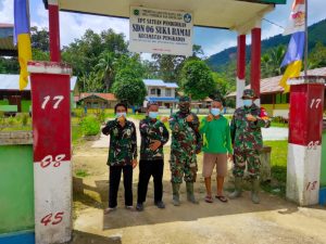 Satgas TMMD 110 Putussibau  Dukung SD Sukaramai Lomba Percontohan SD Sehat