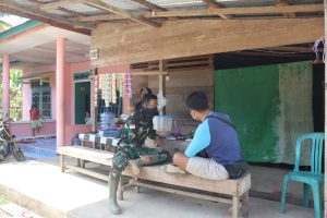 Satgas TMMD Ke-110 Sering Melakukan Anjangsana