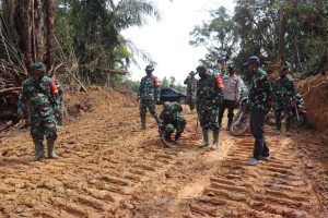 Hasil Kerja Keras Satgas TMMD Ke-110 Kodim 1206/PSB Bersama Warga Tampak Dalam Wujud Pembangunan Infrastruktur