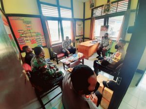 Kapolres Jaga Sinergitas Tiga Pilar Dalam Kegiatan  TMMD- 110 Putussibau