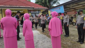 Forkomincam Sambut Kapolres Kapuas Hulu Wilayah Sasaran TMMD -110 Putussibau