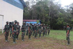 Satgas TMMD Kodim 1206/PSB Melaksanakan Apel Pagi Dan Pengecekan Personil