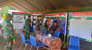 Satgas TMMD Ke 110 Kodim 1206/PSB Siapkan Data Kegiatan Jelang Kunjungan Wasev